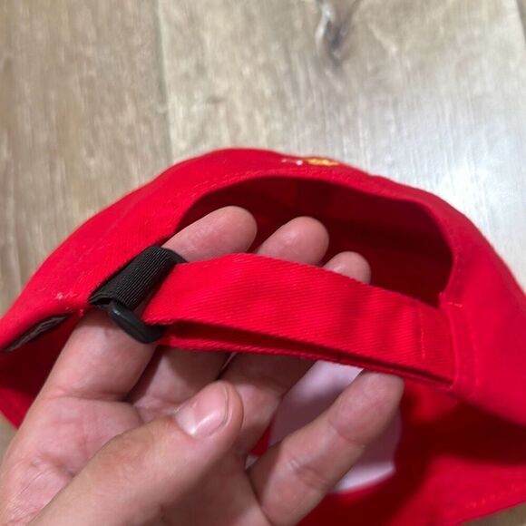 NWT Fersten Worldwide Mens Red Adjustable Velcro Starship Snapback‎ Cap Hat - Picture 6 of 8